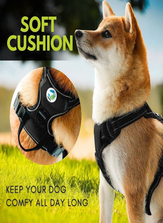 زيجي سترة زيغي للحيوانات الأليفة قابلة للتعديل مصنوعة من النايلون الشبكي مع مشابك للرباط (أسود، مقاس كبير جدًا) - Image 2